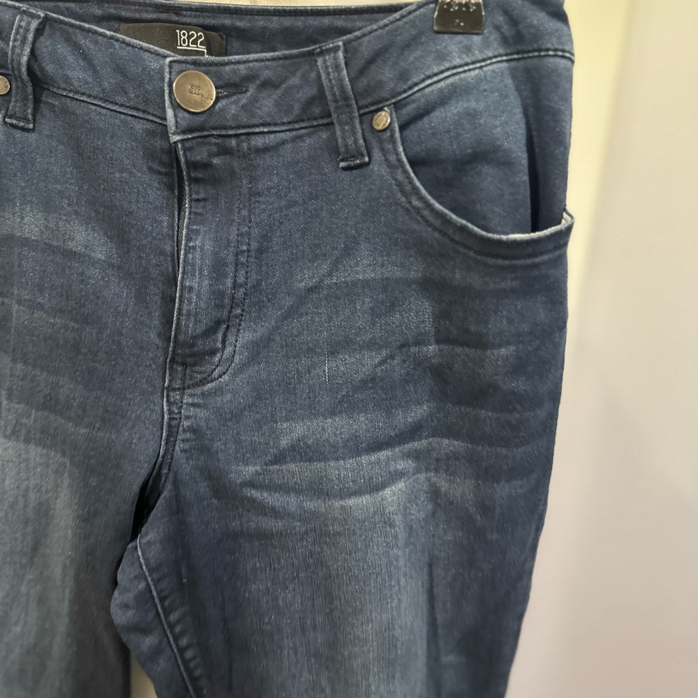 1822 Women's Dark Blue Jeans- Sz 14 - Picture 2 of 6